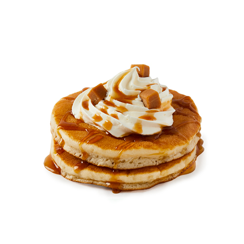Maple Flavour Syrup, Caramel and Fudge Pancakes
