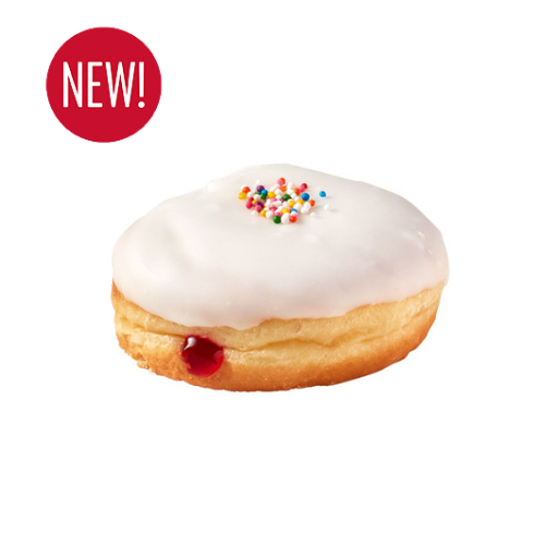 Raspberry Vanilla Donut