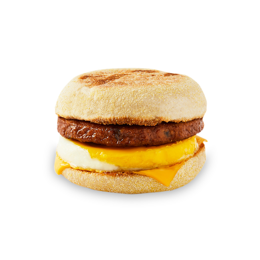 Veggie Sausage & Egg with Cheese Muffin